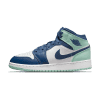 Air Jordan 1 Mid GS Blue Mint