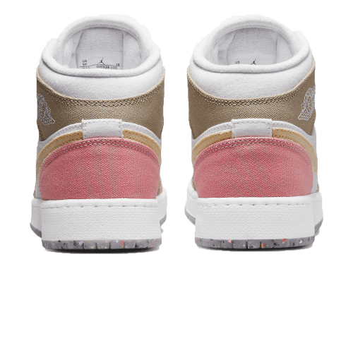 Air Jordan 1 Mid GS Pink Tan2