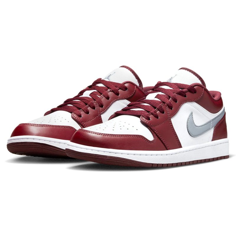 air jordan 1 low cherrywood red 553560 615 2