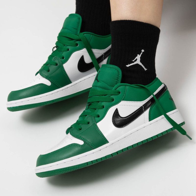 air jordan 1 low pine green gs 553560 301 6