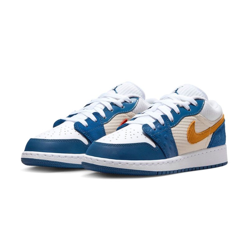 air jordan 1 low se french blue chutney white gs DR6960 400 2