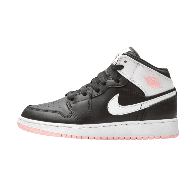 air jordan 1 mid arctic pink black gs 555112 061 1