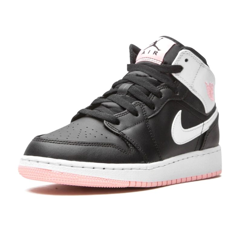 air jordan 1 mid arctic pink black gs 555112 061 4 pa207i