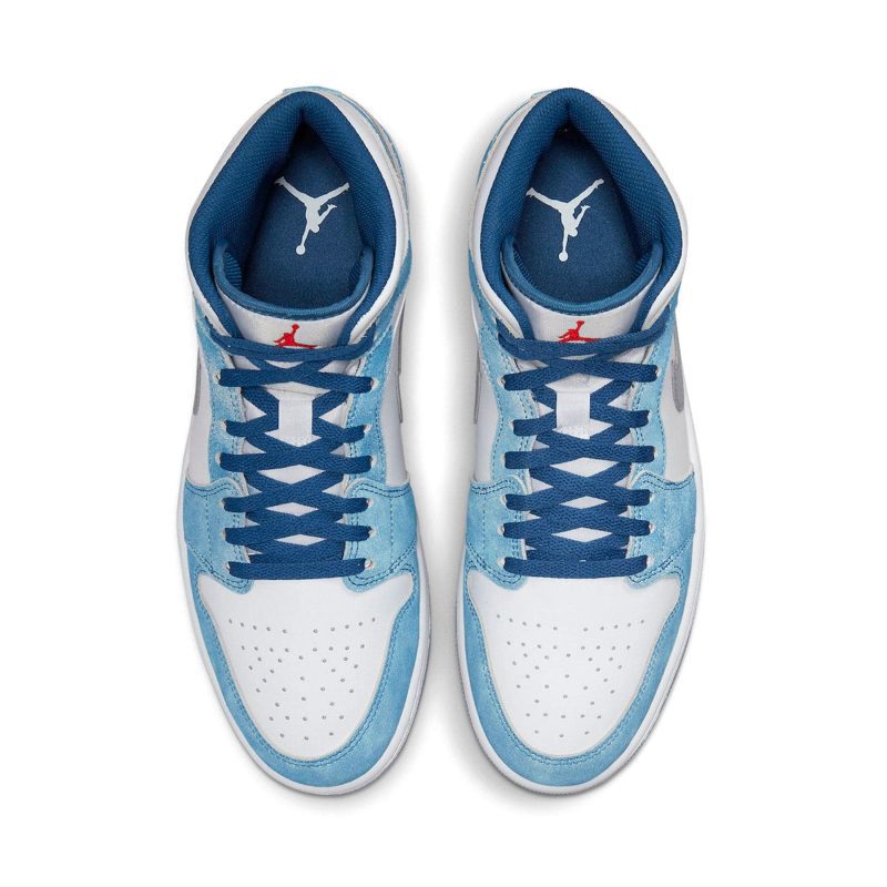 air jordan 1 mid french blue fire red DN3706 401 3