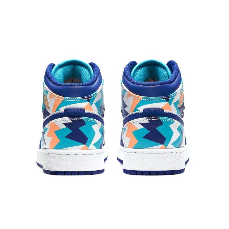 air jordan 1 mid geometric print gs 555112 105 4