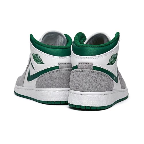 air jordan 1 mid grey green gs dc7248 103 4