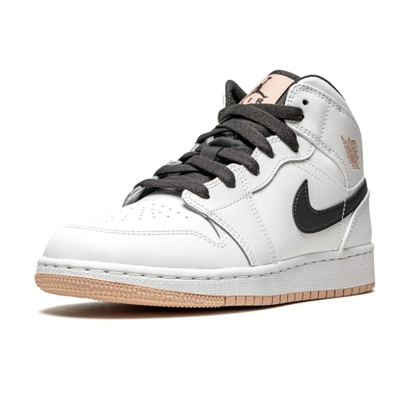 air jordan 1 mid gs white arctic orange 554725