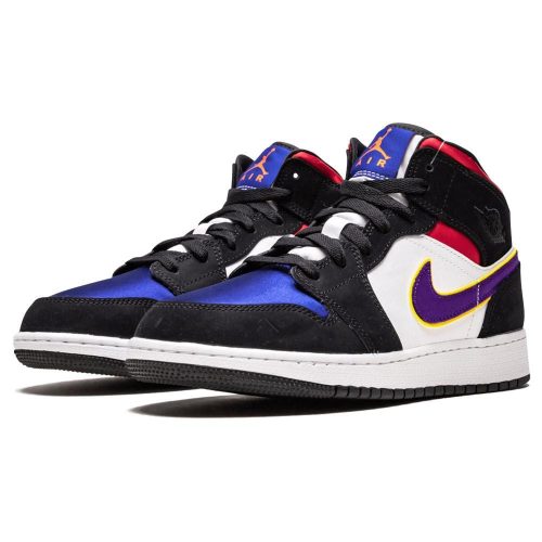 air jordan 1 mid lakers top 3 gs bq6931 005 2 vecz6h