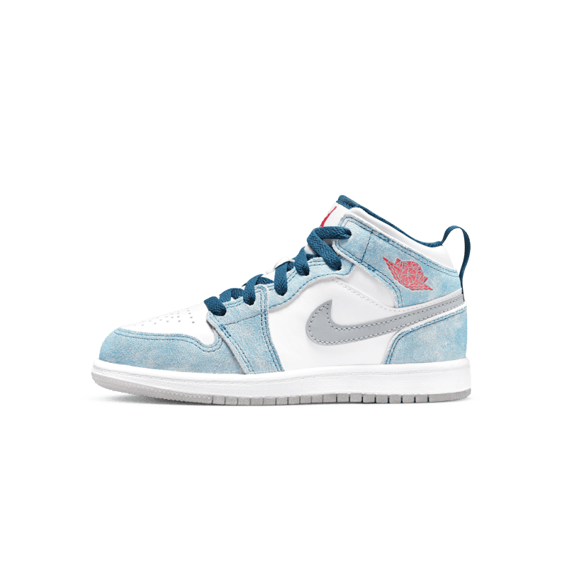 air jordan 1 mid se french blue light steel ps DR6237 401 1