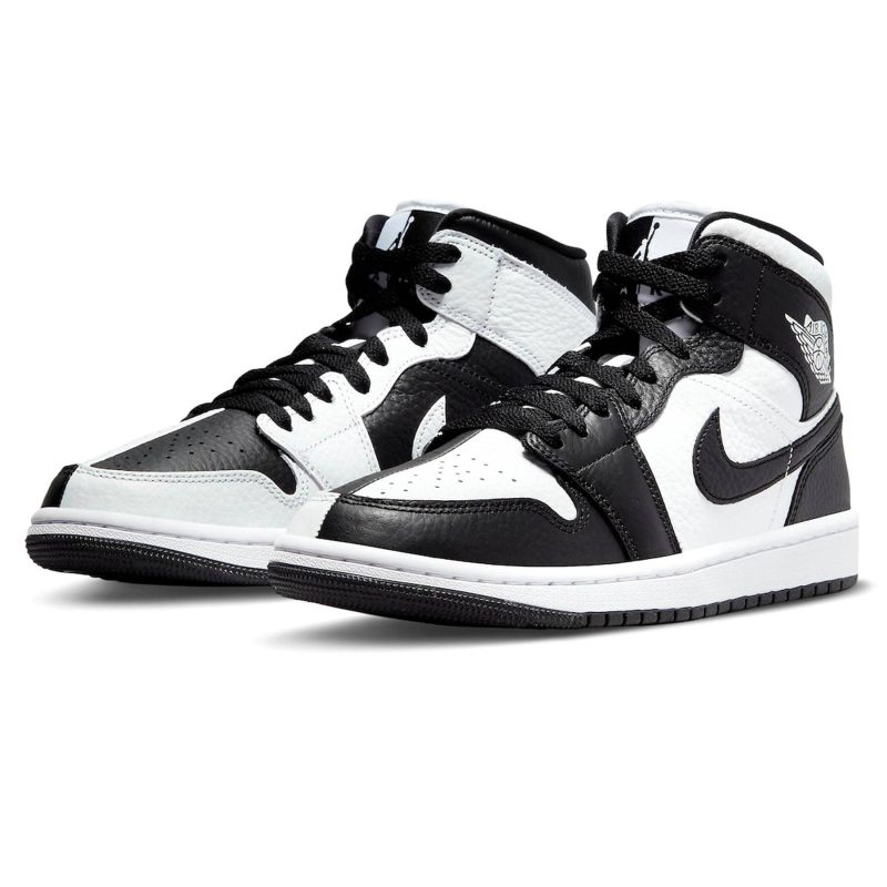 air jordan 1 mid split black white DR0501 101 2