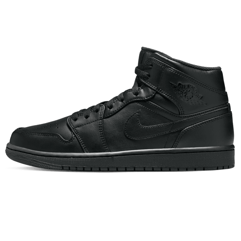 air jordan 1 mid triple black 2022 554724 093 1