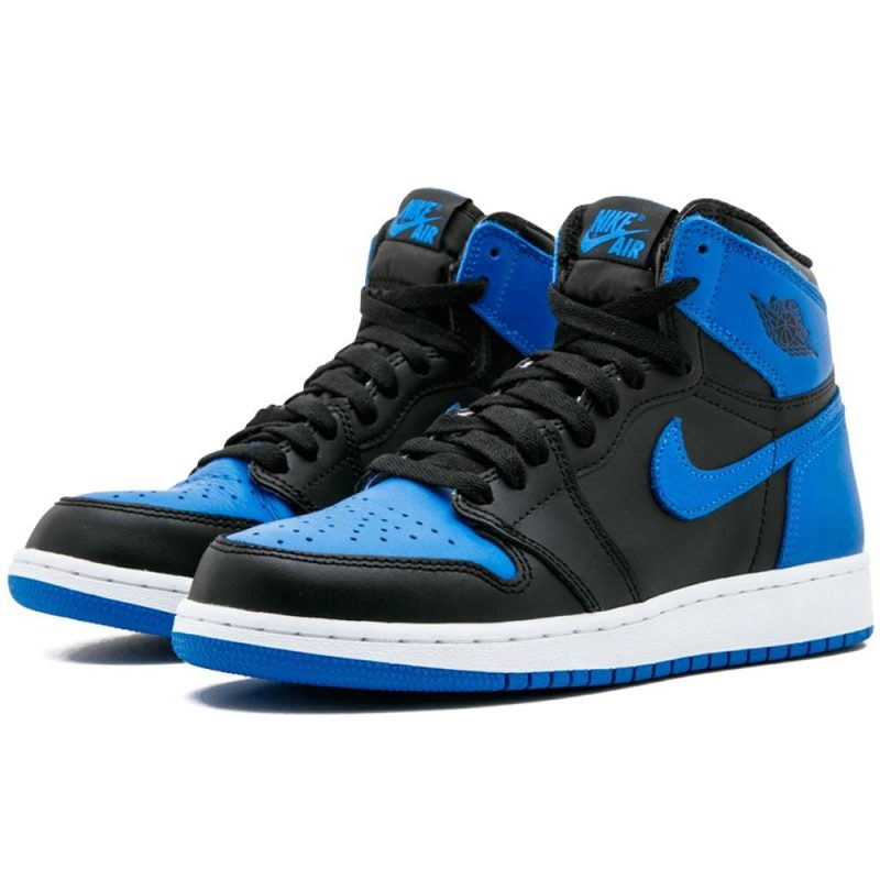 air jordan 1 retro high og bg black royal white 575441 007 3