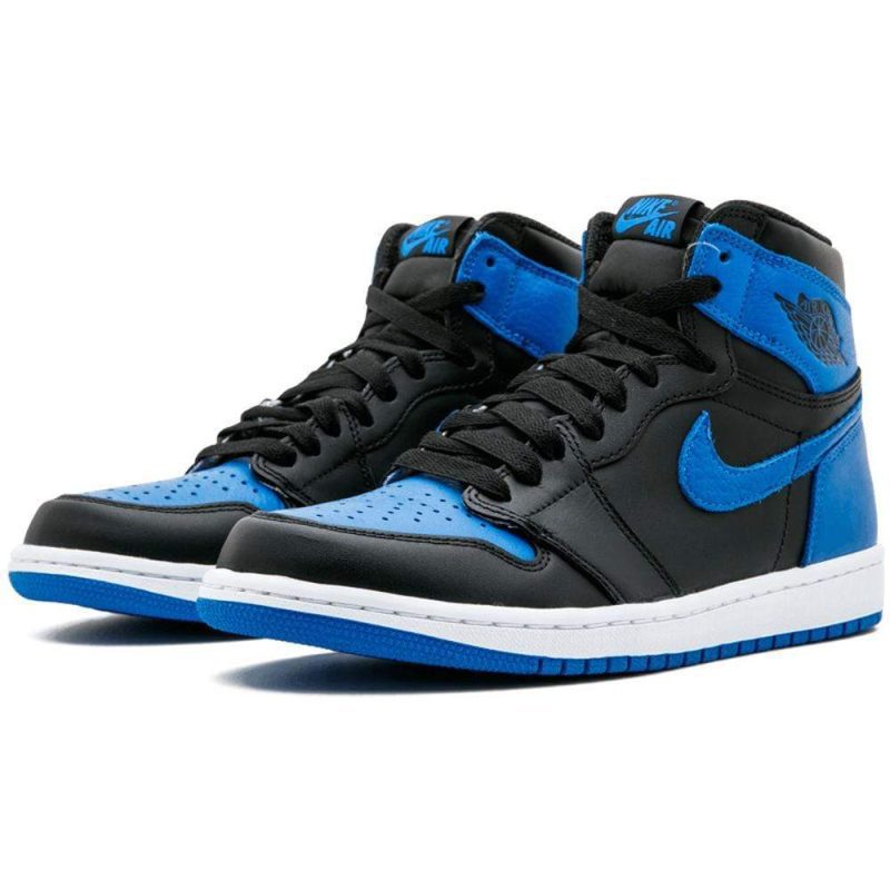 air jordan 1 retro high og black royal white 555088 007 3