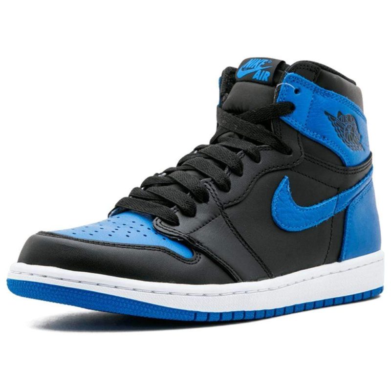 air jordan 1 retro high og black royal white 555088 007 5