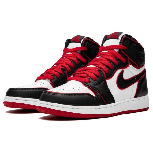 air jordan 1 retro high og gs 575441 062 black gym red white 2