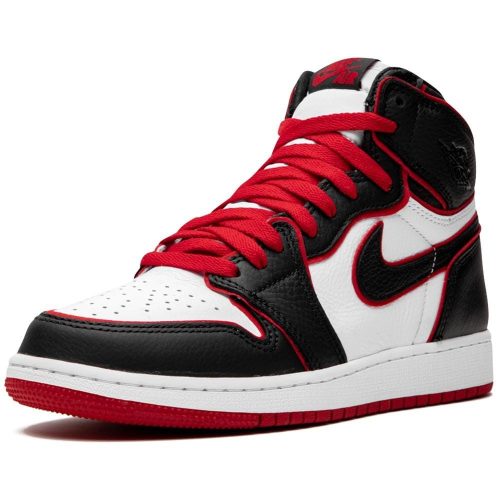 air jordan 1 retro high og gs 575441 062 black gym red white 4