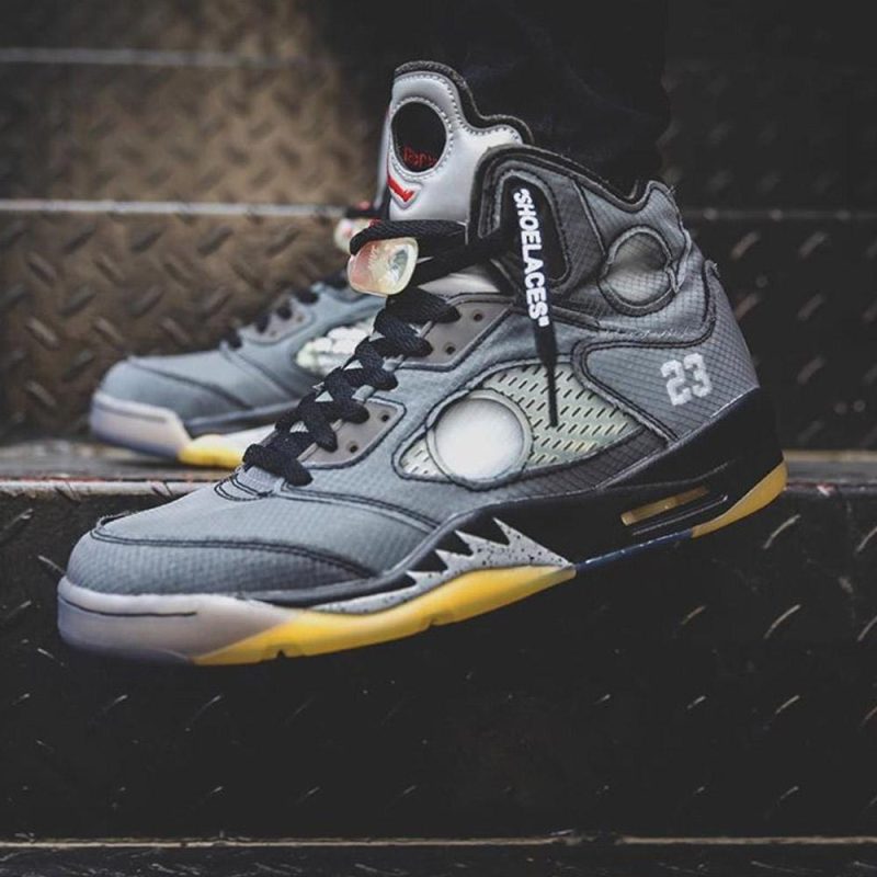 air jordan 5 retro sp ow CT8480 001 7