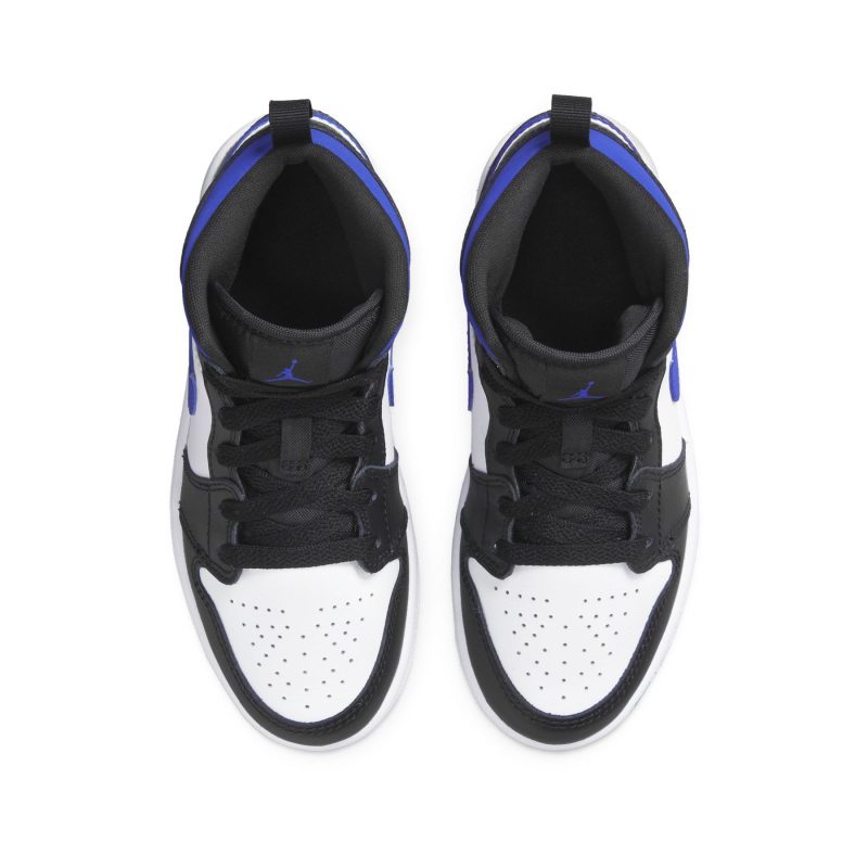 jordan 1 mid ps black white racer blue 640734 140 3