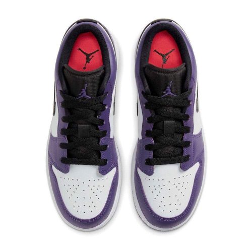 nike air jordan 1 low gs junior court purple 553560 500 3 zex5tm