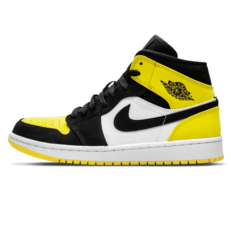 nike air jordan 1 mid yellow toe black 852542 071 1