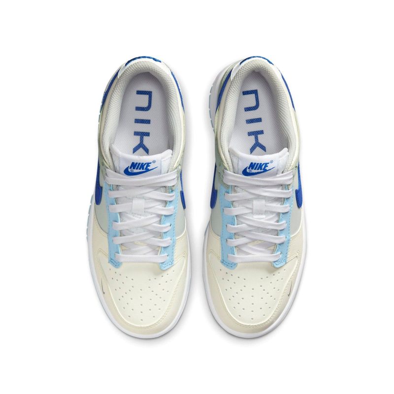 nike dunk low ivory hyper royal gs FB1843 141 3