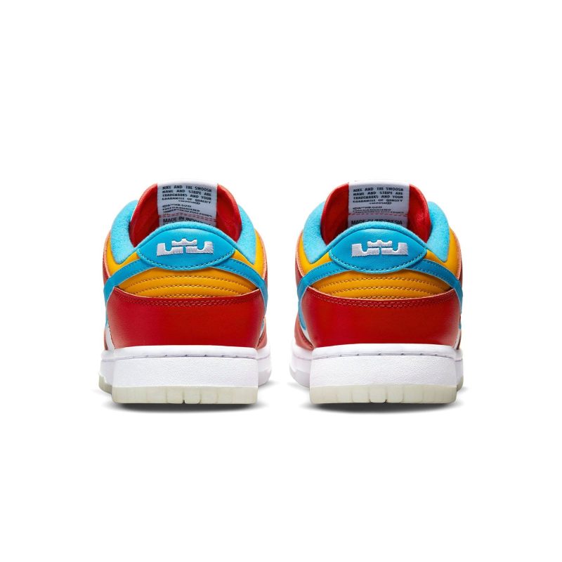 nike dunk low qs lebron james fruity pebbles DH8009 600 4