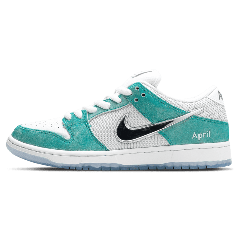 nike dunk sb low april skateboards turbo green fd2562 400