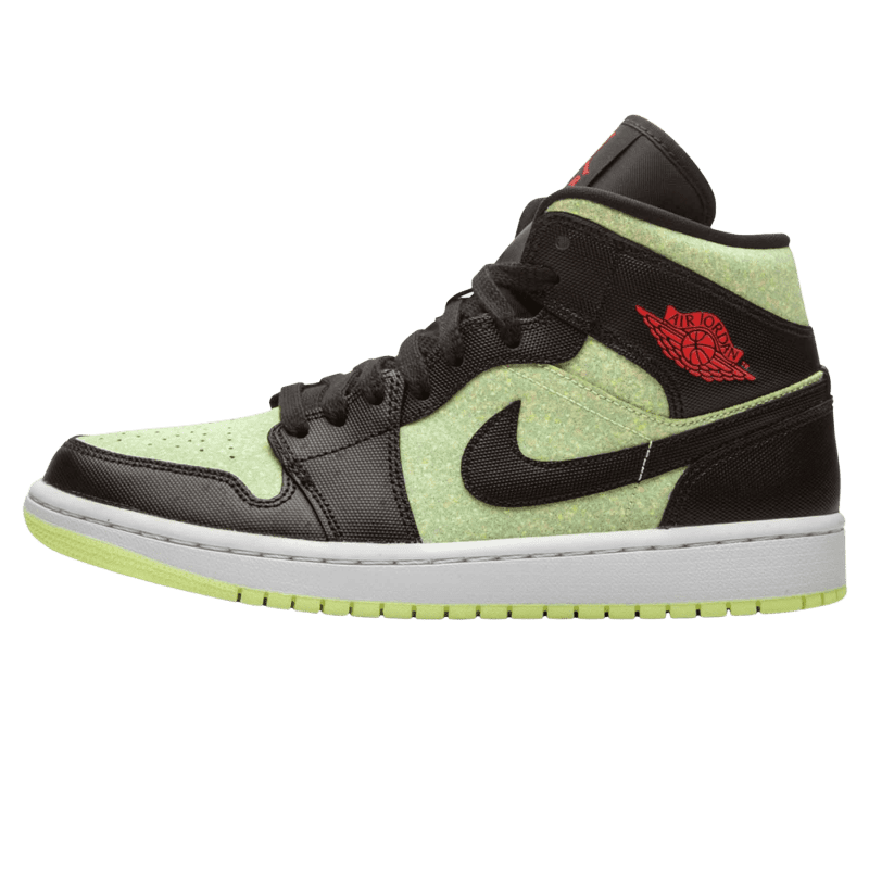 wmns air jordan 1 mid se barely volt chile red cv5276 003 1